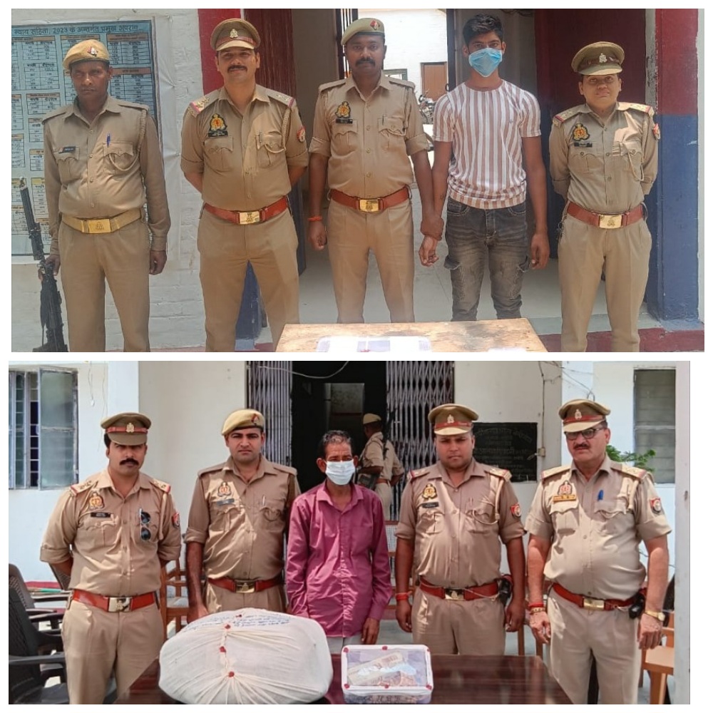 हरदोई में लूट की दो वारदातों का खुलासा, ई-रिक्शा चालक समेत दो लुटेरे गिरफ्तार, आभूषण-नकदी और वाहन बरामद