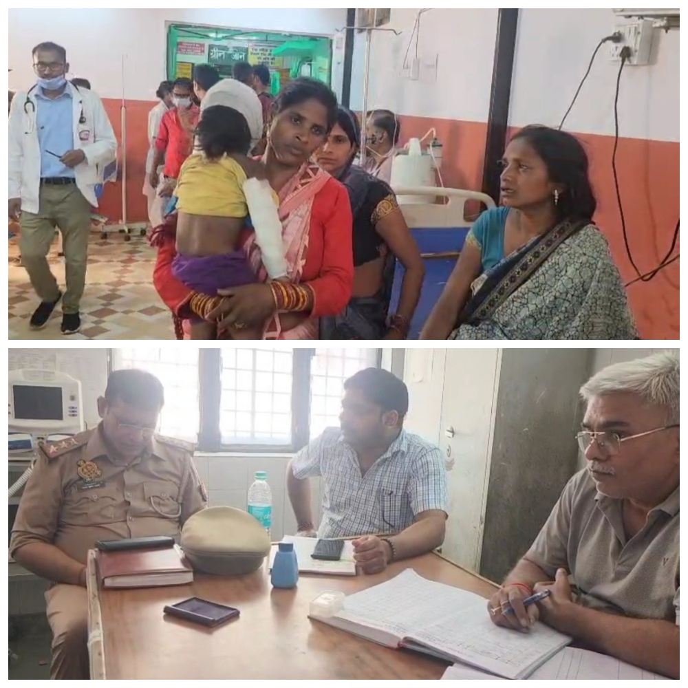 दीवार गिरने से दबकर घर के बाहर बैठे एक व्यक्ति की मौत तीन घायल