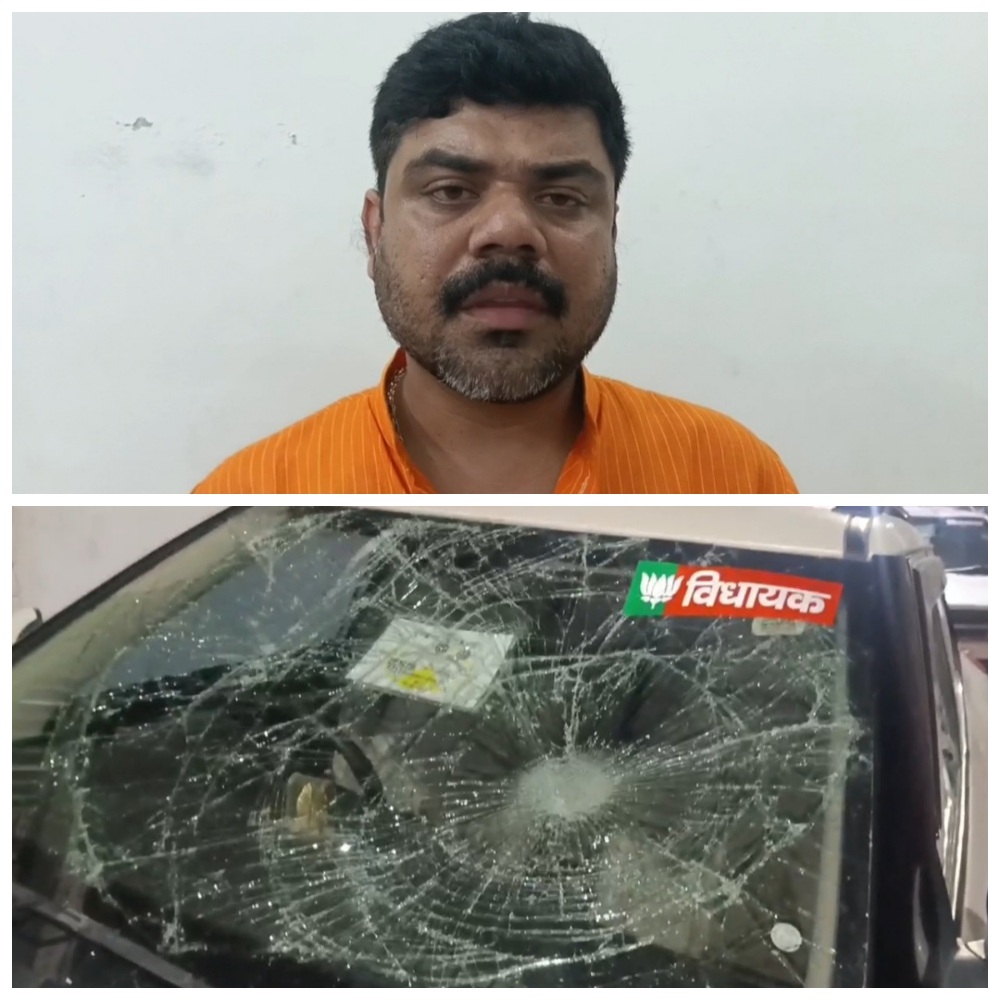 विधायक करीबी पर जानलेवा हमला, गाड़ी पर लिखा विधायक सचिवालय पास भी था लगा