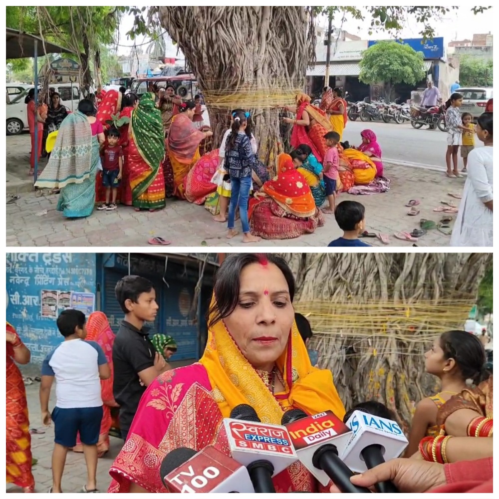 वट सावित्री का पर्व आज पूरी आस्था और श्रद्धा के साथ मनाया जा रहा है