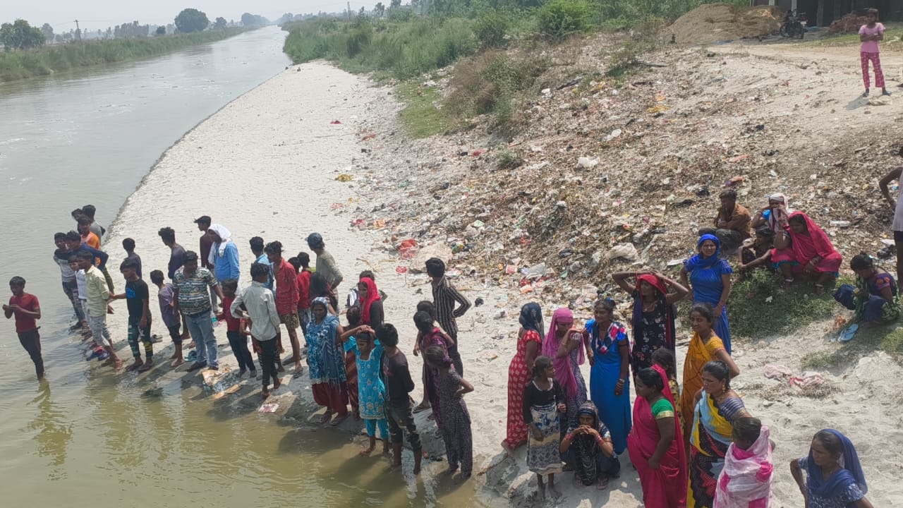 नहर में नहाते समय 14 वर्षीय किशोर डूबा, गोताखोर और पुलिस कर रहे तलाश,माधौगंज थाना क्षेत्र के ग्राम दौलतयारपुर की घटना 