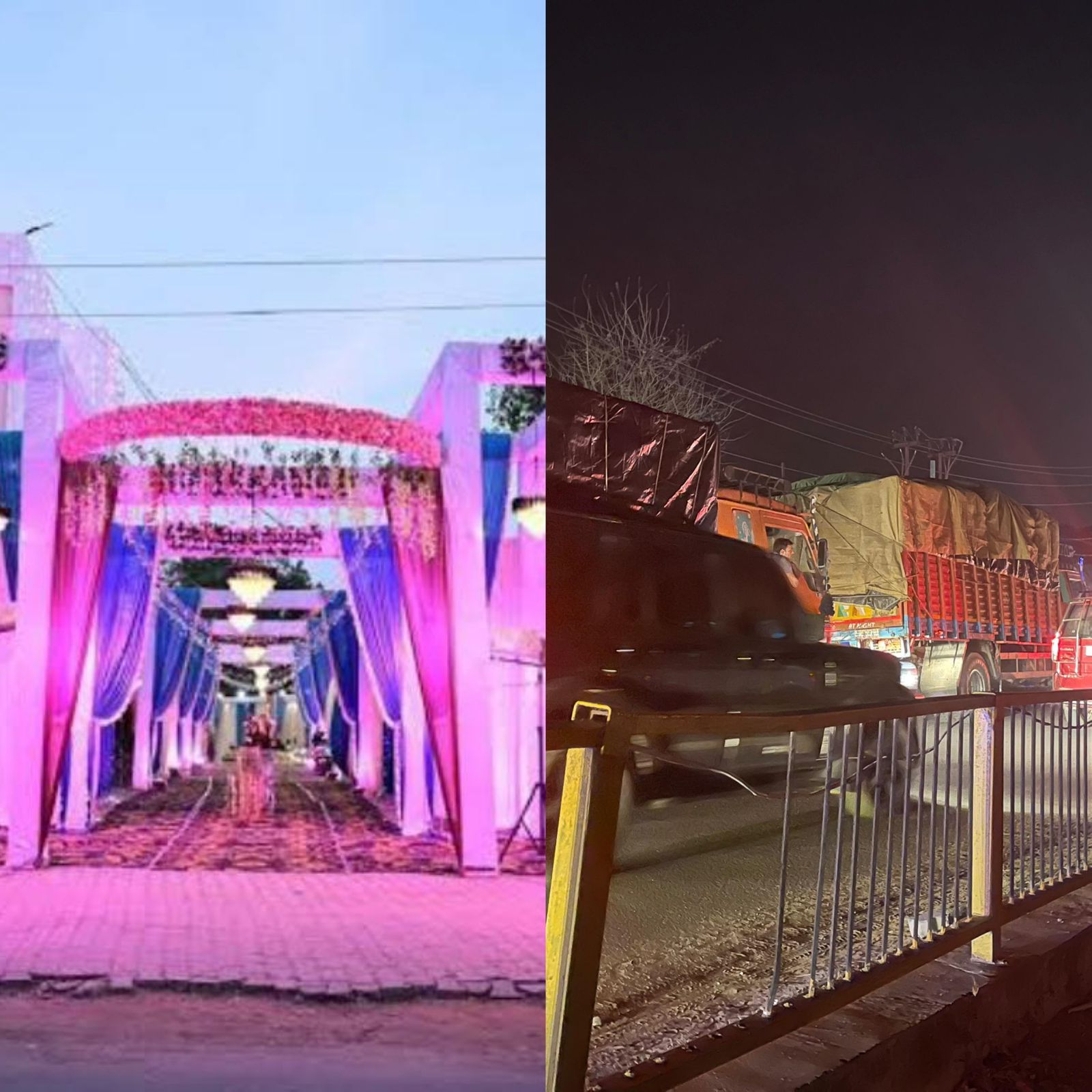 मैरिज लॉन बन रहे रात में जाम का कारण, पार्किंगना ना होने से शहर के ज्यादातर मार्गो पर लग जाता लंबा जाम 