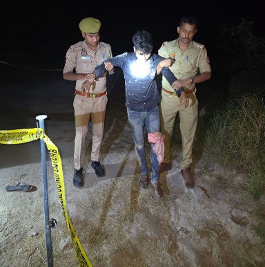 हरदोई पुलिस और बदमाशों के बीच मुठभेड़ 