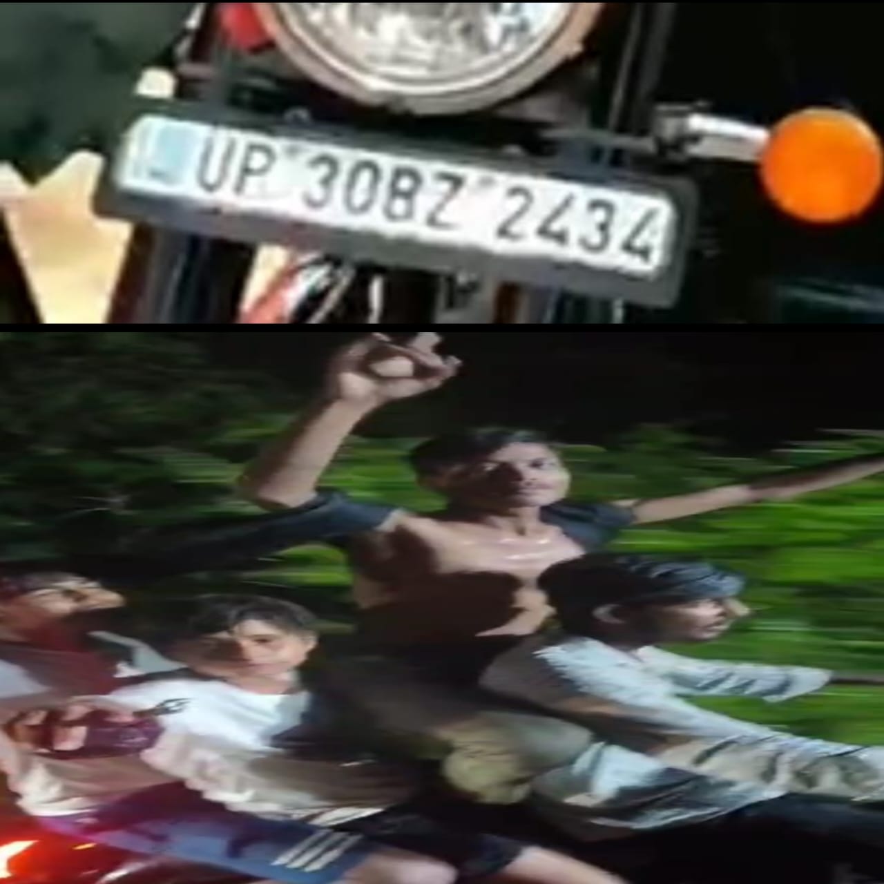 बाइक पर स्टंट करते युवको का वीडियो वायरल, लोग बोले स्टंट पर वाहन सीज होने की हो कार्यवाही, जनपद में बढ़ रहे वाहनो से स्टंट के मामले 