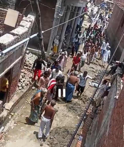 हरदोई में नाली के विवाद को लेकर दो पक्षों में हुई मारपीट, 9 लोग घायल,5 की हालत गंभीर, गाली-गलौज के बाद शुरू हुआ विवाद