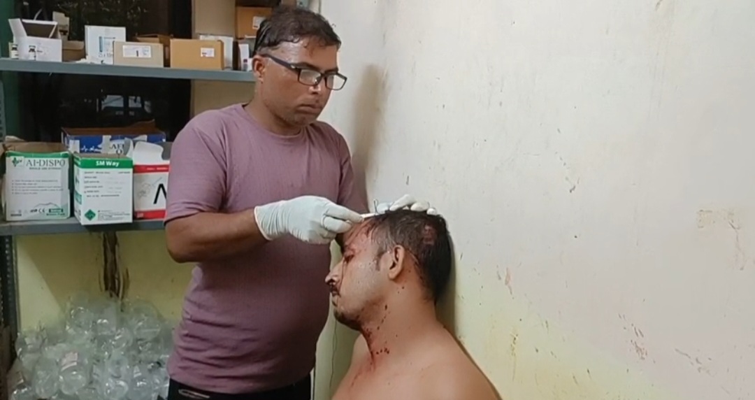 शराब सेल्समैन के साथ हुई लूट