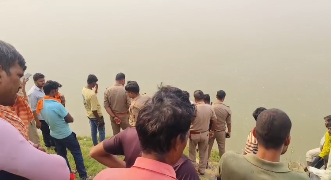 हरदोई में नदी में डूबने से युवक की मौत, थाने की टीम मौके पर मौजूद